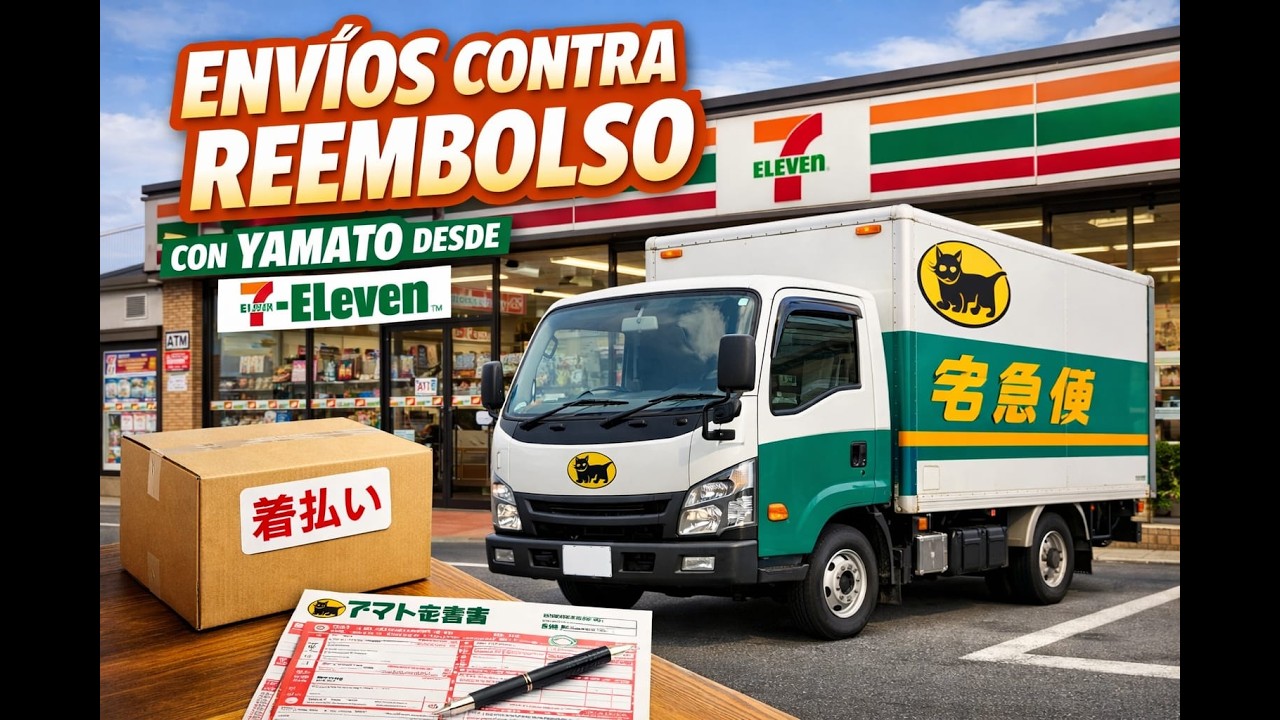 Cómo enviar contra reembolso con Yamato desde 7-Eleven en Japón | Guía paso a paso 2026 (3 Minutos)