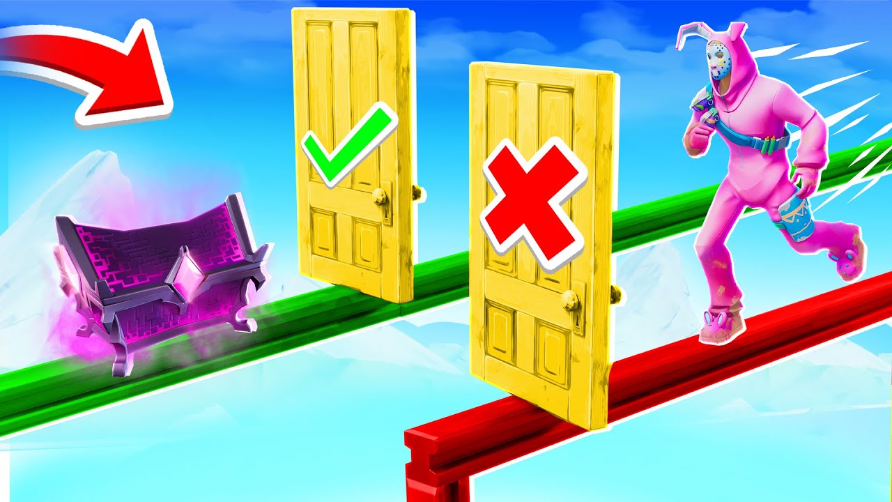 Kies NIET De VERKEERDE DEUR CHALLENGE In Fortnite!