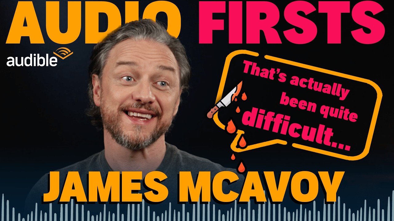 James McAvoy on the role that ‘got under his skin’ & recording his FIRST audiobook 👀🥳 | Audible UK