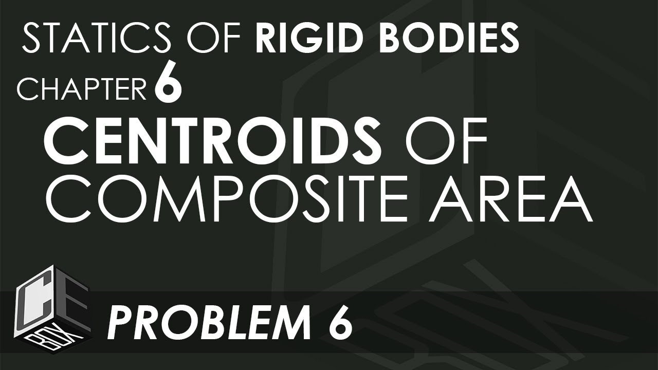 Statics of Rigid Bodies Chapter 6 Centroids of Composite Area Problem 6 (PH)