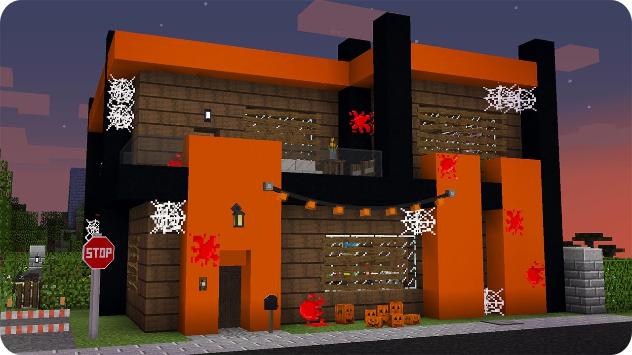 🏡 LA CASA DE MASSI SE CONVIERTE EN HALLOWEEN EN MINECRAFT 🎃