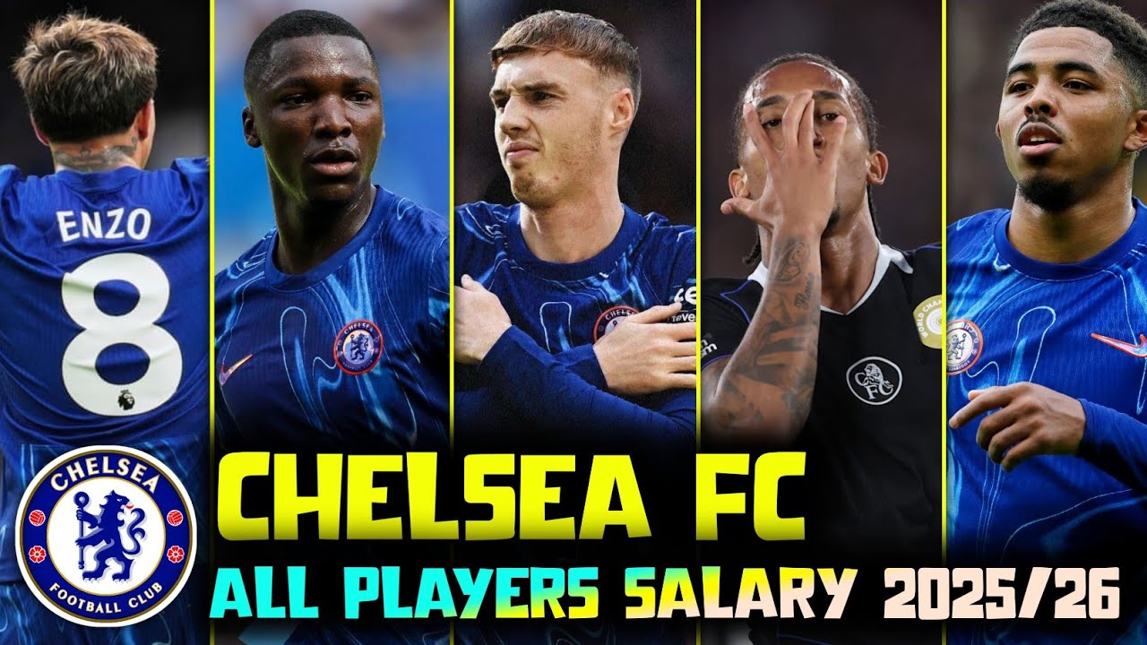 🔵 Chelsea Players Salaries 2025: Who Earns the Most? 💰⚽ @chelseafc 