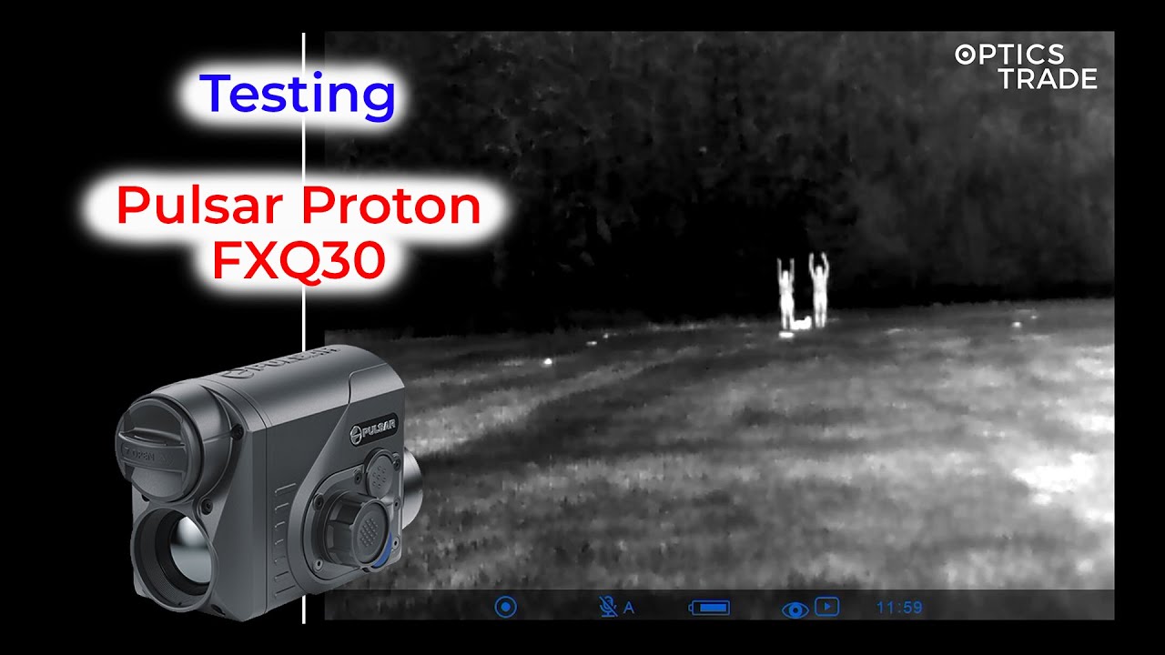Pulsar Proton FXQ30 Thermal Imaging Front Attachment Testing | Optics Trade See Through