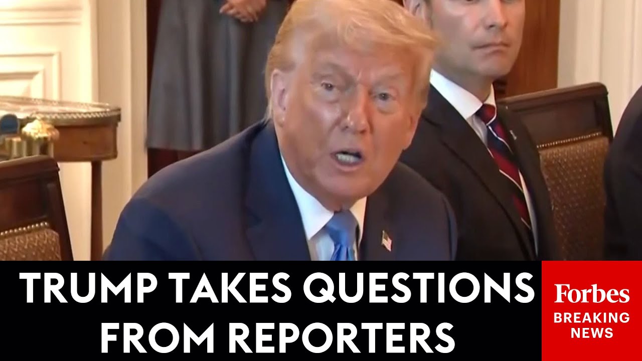 BREAKING NEWS: Trump Takes Multiple Questions From Reporters During Meeting With Israel's Netanyahu