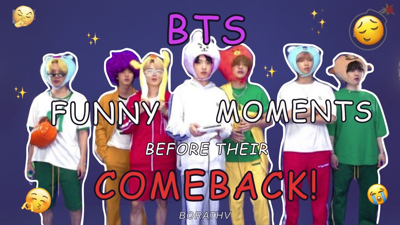 BTS funny moments literally before their comeback!