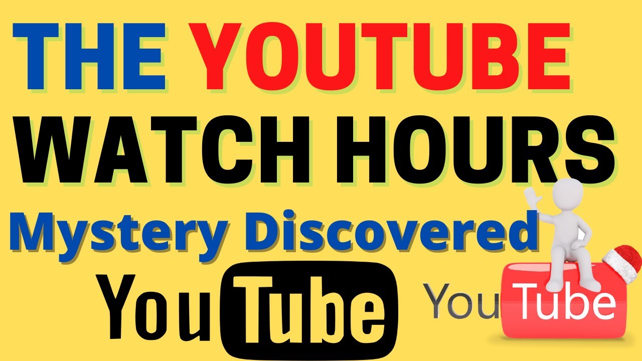 The YouTube WATCH HOURS Mystery Discovered