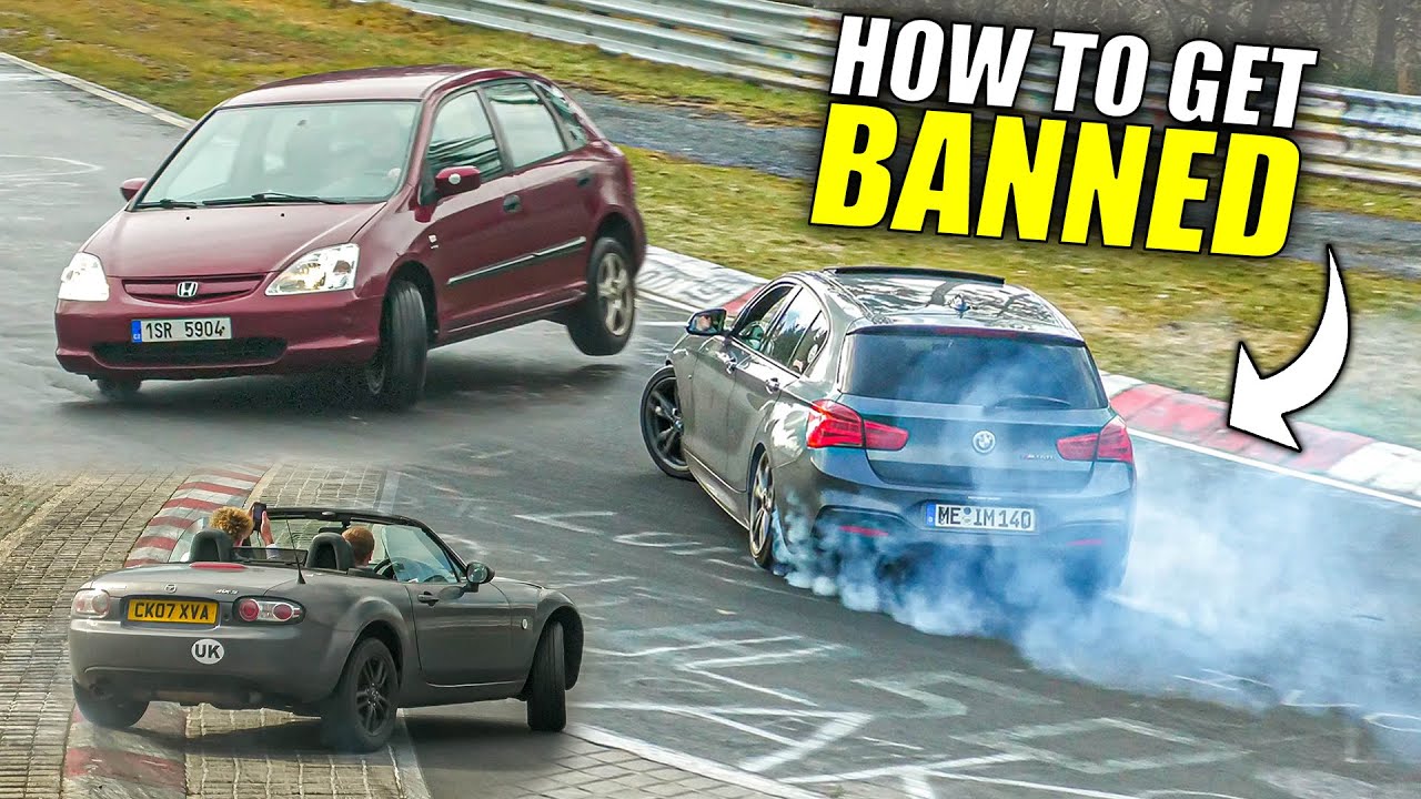 NÜRBURGRING Highlights, BAD Drivers, FAILS & Action! Touristenfahrten Nordschleife