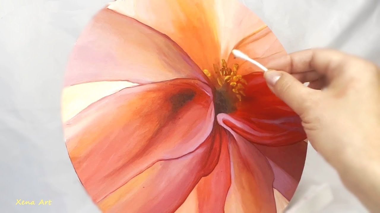 Awesome Flower / Acrylic Painting Step by Step #246