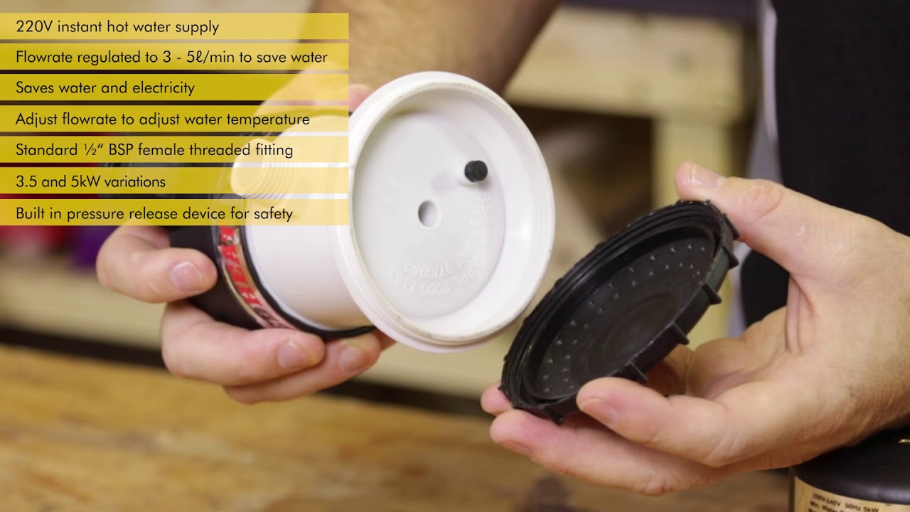 Speedheat Shower Head Demonstration