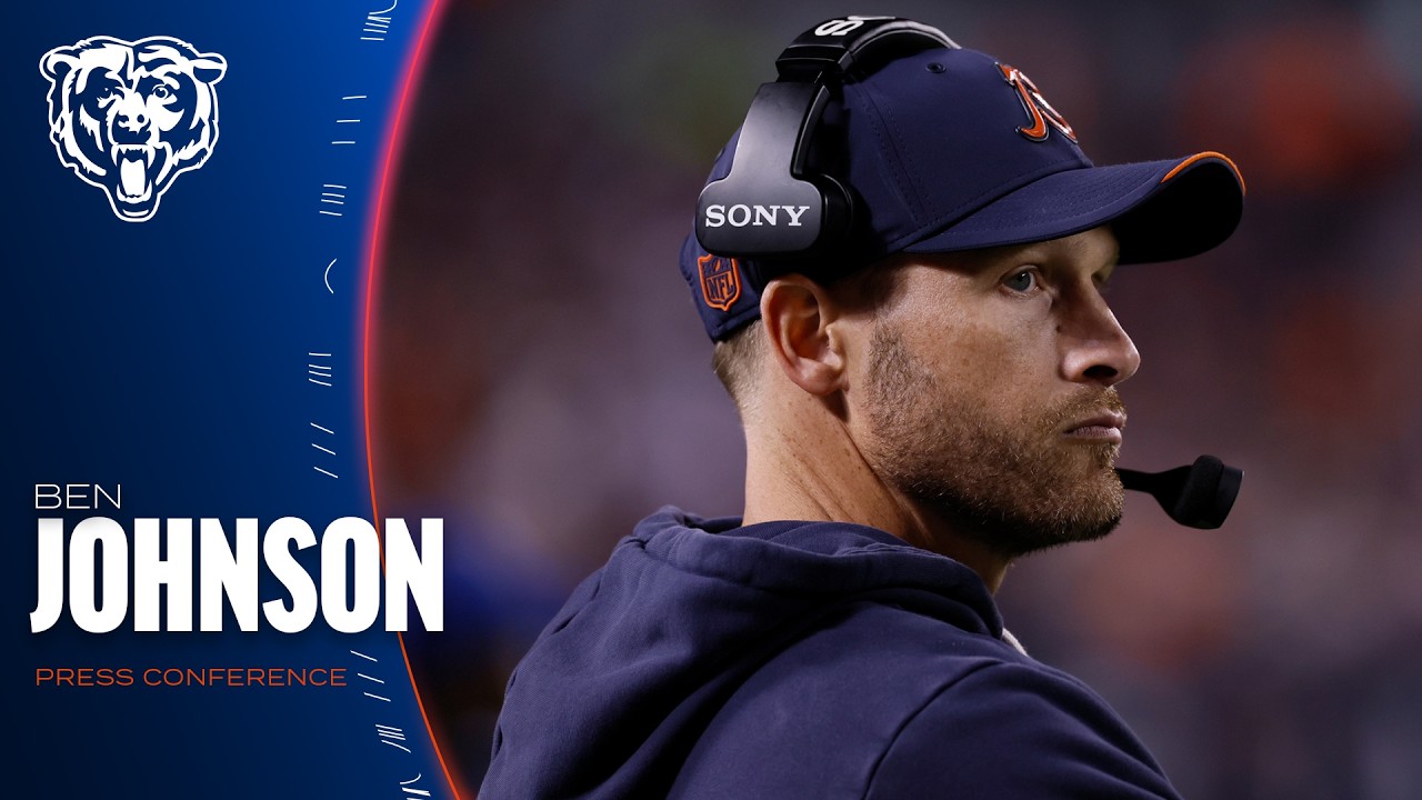 Ben Johnson on Bears' Thursday night victory over Patriots | Press Conference