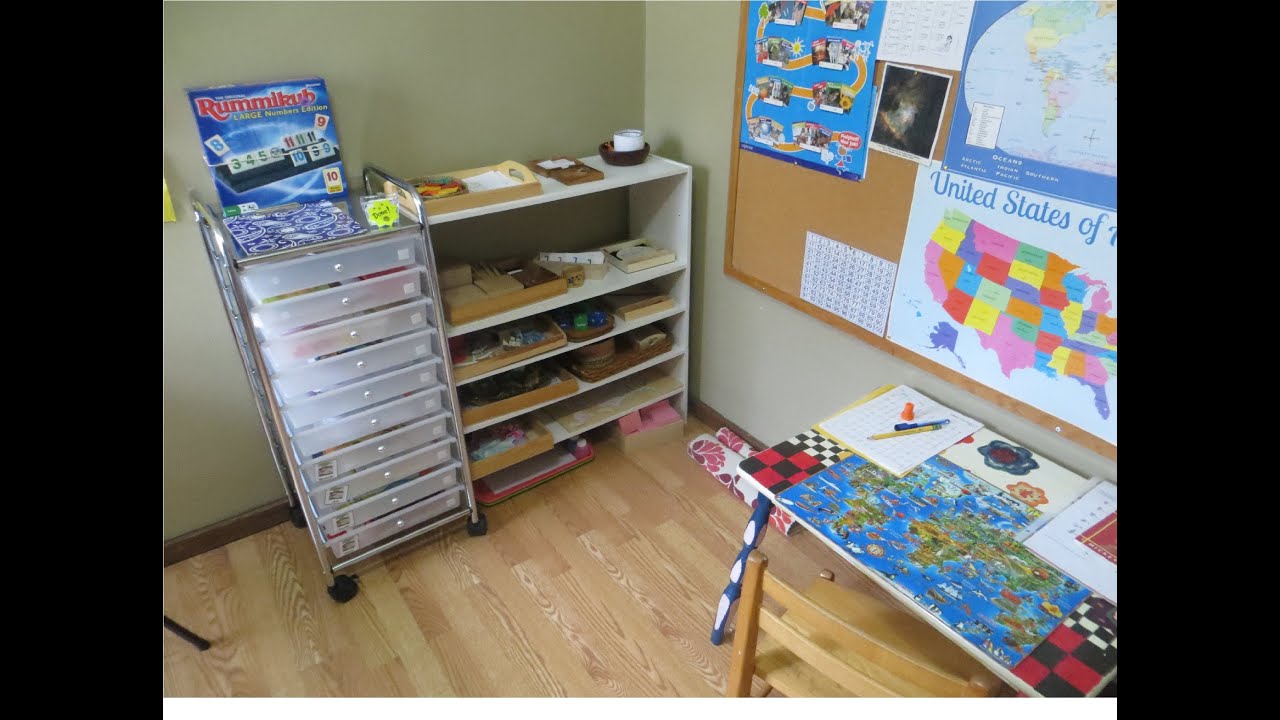 What we took in a typical homeschool day (Workbox/Montessori)