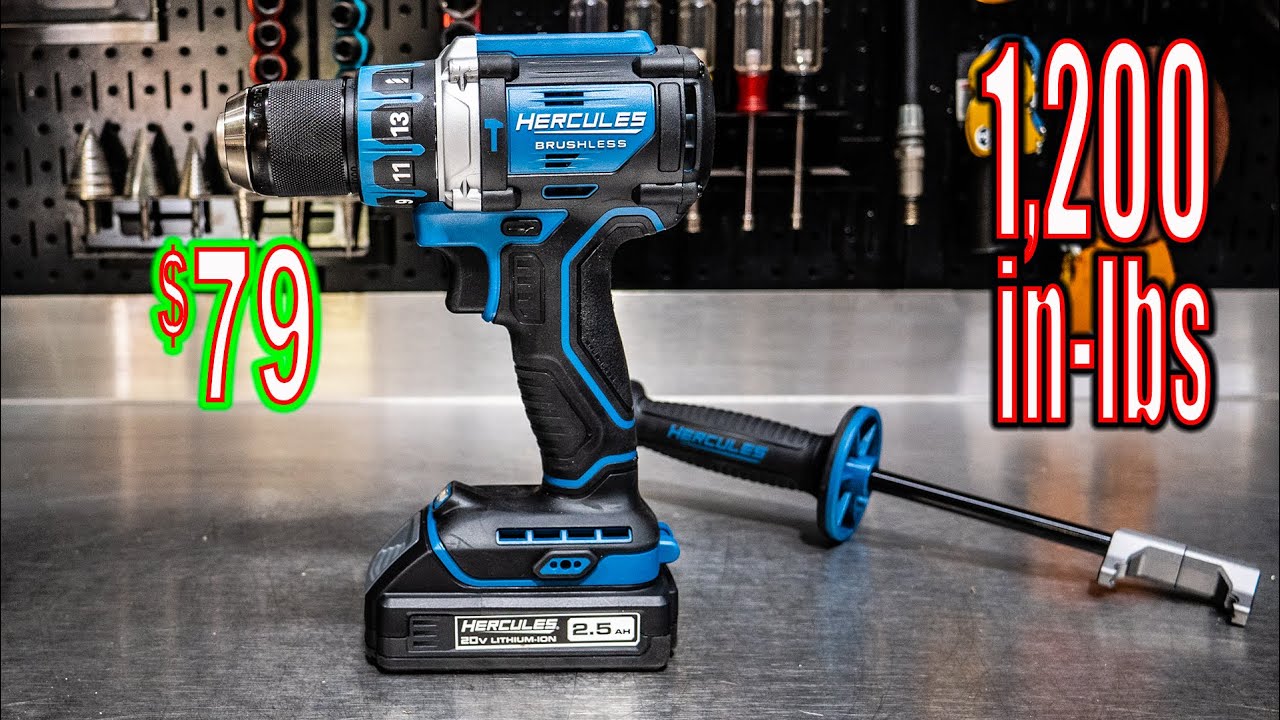 Hercules HCB92B 20V Hammer Drill Driver Review [Harbor Freight]