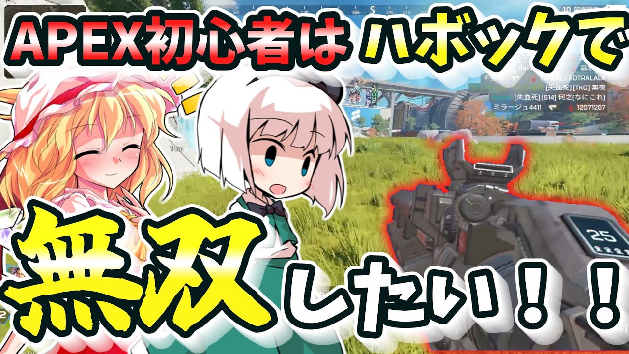 【Apex Legens】Apex初心者はハボックで無双したーい！！apex初心者日記 part2【ゆっくり実況】【エーペックスレジェンズ】#apexlegends #ゆっくり実況#apex