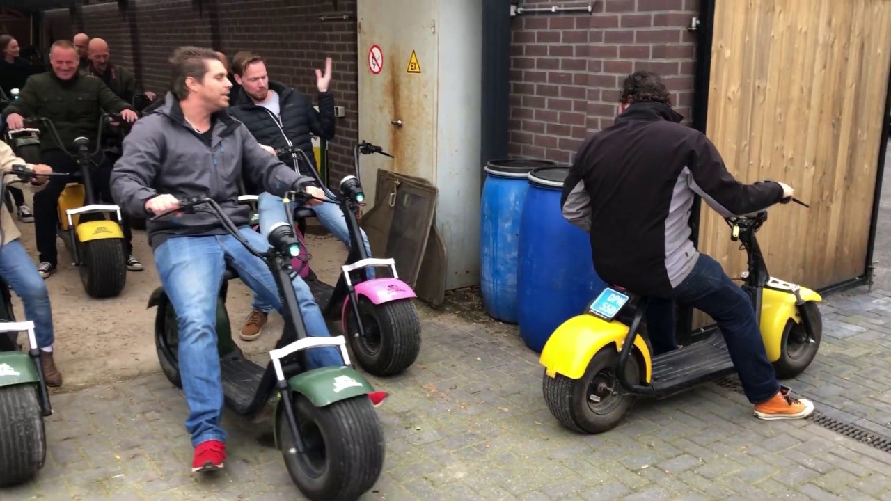 Personeelsweekend in Zuid-Limburg met de E-chopper