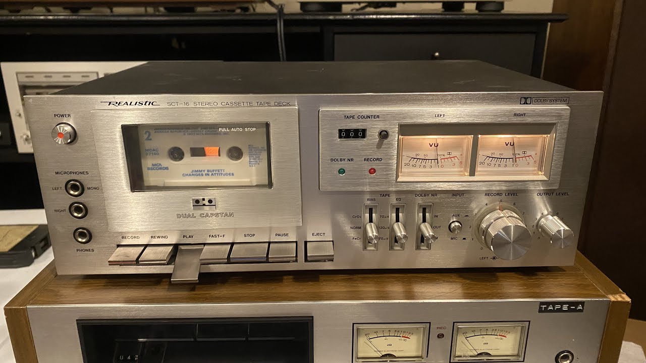 Realistic SCT-16 Dual Capstan Cassette Deck has been brought back to life!