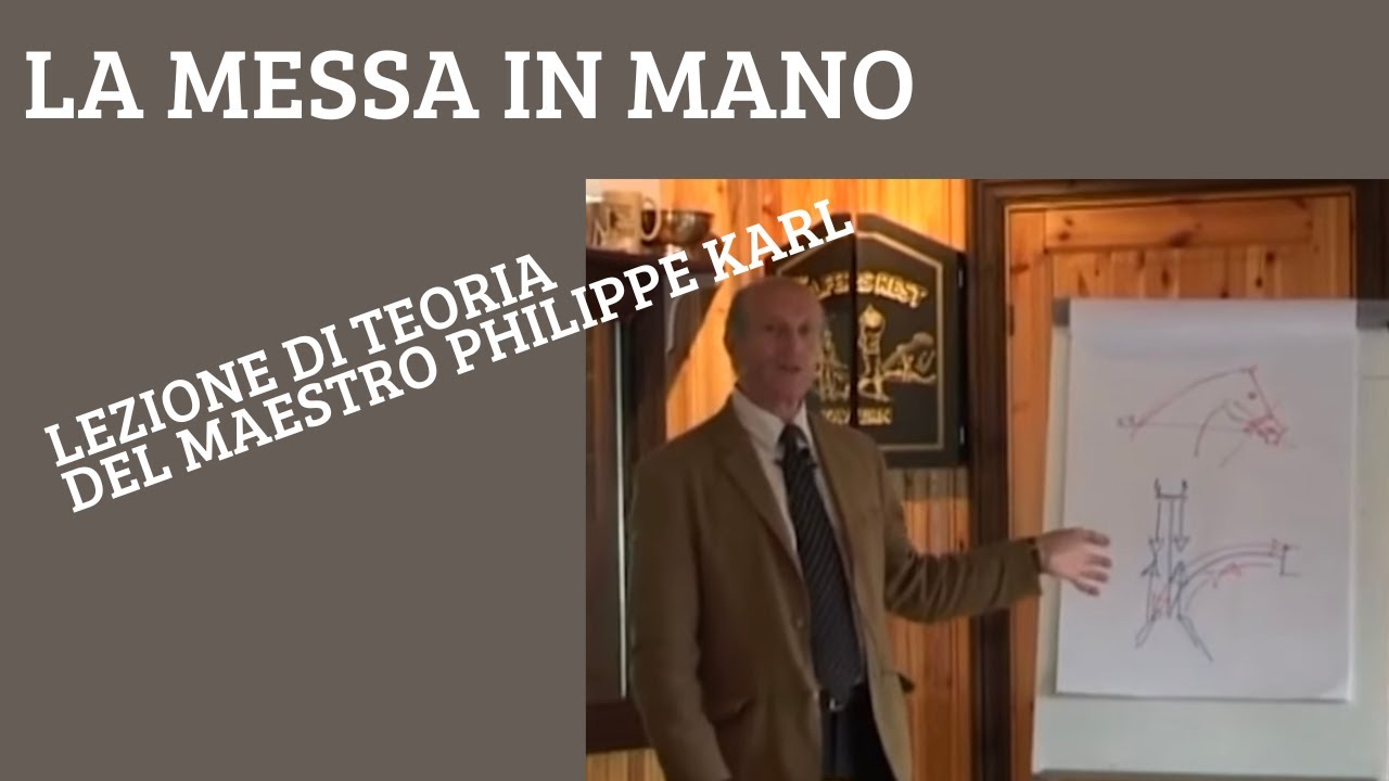 La messa in mano, lezione di Philippe Karl #philippekarl #ecoledelegerete