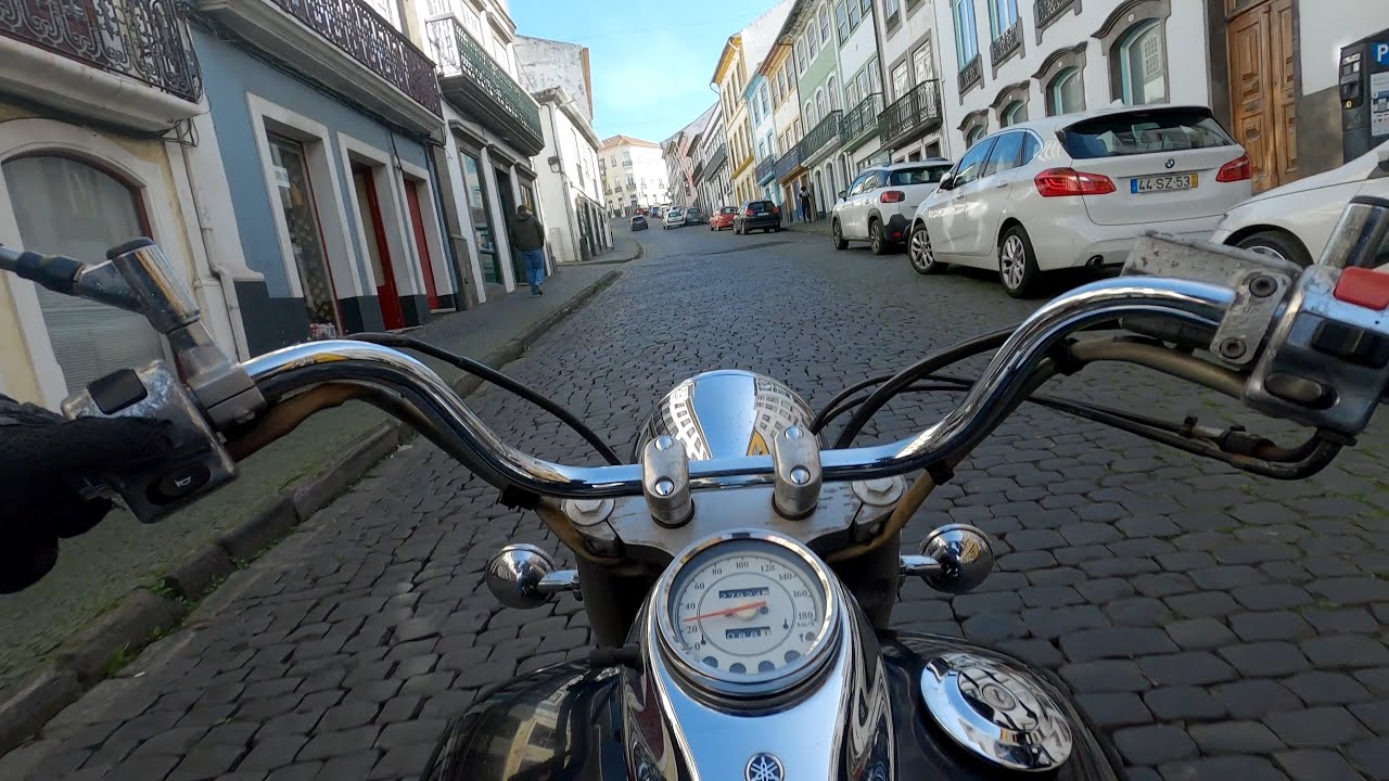 Riding my Yamaha XVS 650 Drag Star Classic Video 32