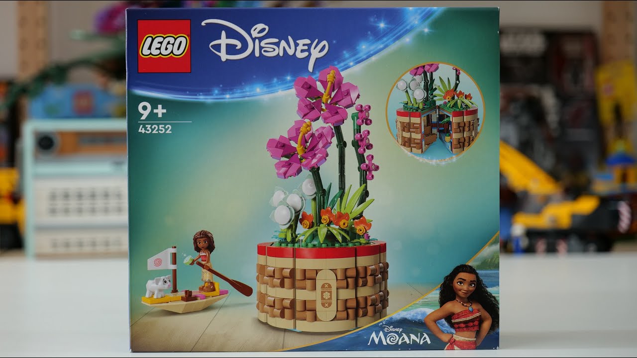 LEGO Disney 43252 Цветочный горшок Моаны — обзор LEGO Speed ​​Build