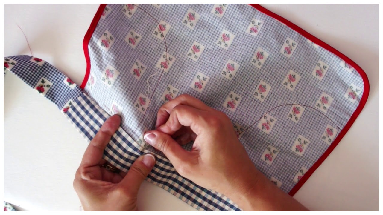 Half Apron | Sewing the Waistband  and the Ties | Sew-a-Long | Free | Part 6 | Frocks & Frolics