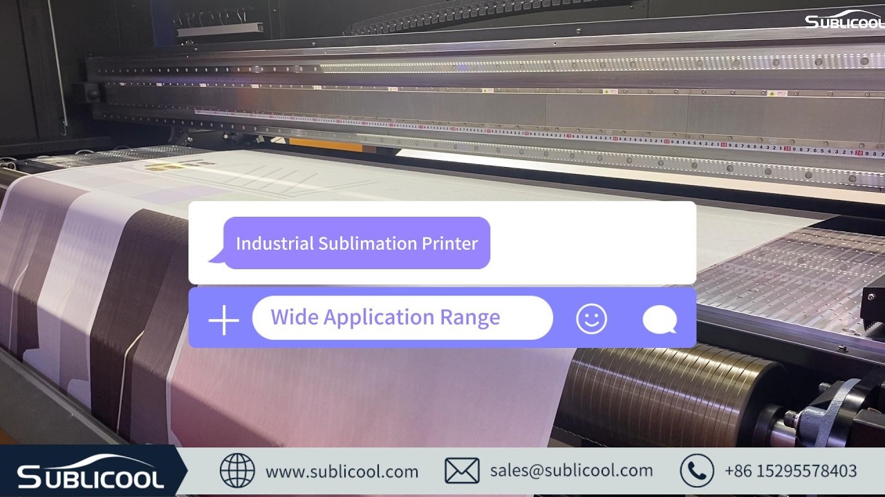 Lets See the 1.8M Industrial Sublimation Printer with 24*I3200 Printheads