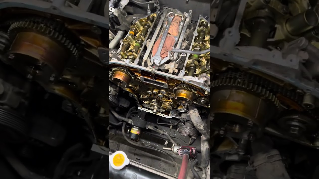 07 Nissan Frontier 4.0 reparación de cadena de TIEMPO
