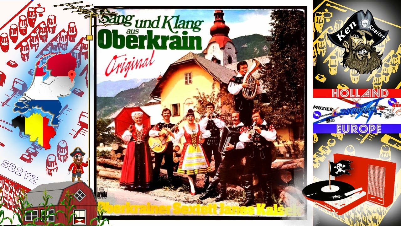 Lustig Voran ( polka ) - Oberkrainer Sextett Janes KalSek - 1975 - Piratenmuziek