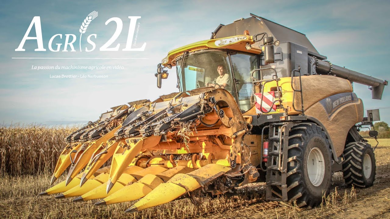 MOISSON MAÏS 2017 | CORN HARVEST | Mise en boudin | CR 9080 | Fendt 722 | John deere 6190R | Coutand