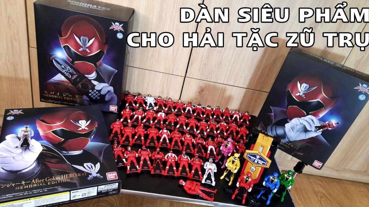 Unbox Mobirate Memorial Edition & Các Ranger Key Set. Liệu Có Xứng Tầm 10 Năm Chiến Đội Gokaiger?