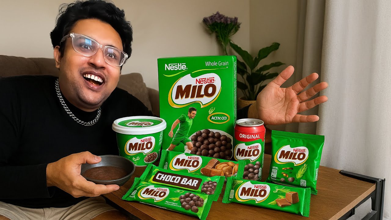 Tasting EVERY Milo Snack in Malaysia! 🇲🇾