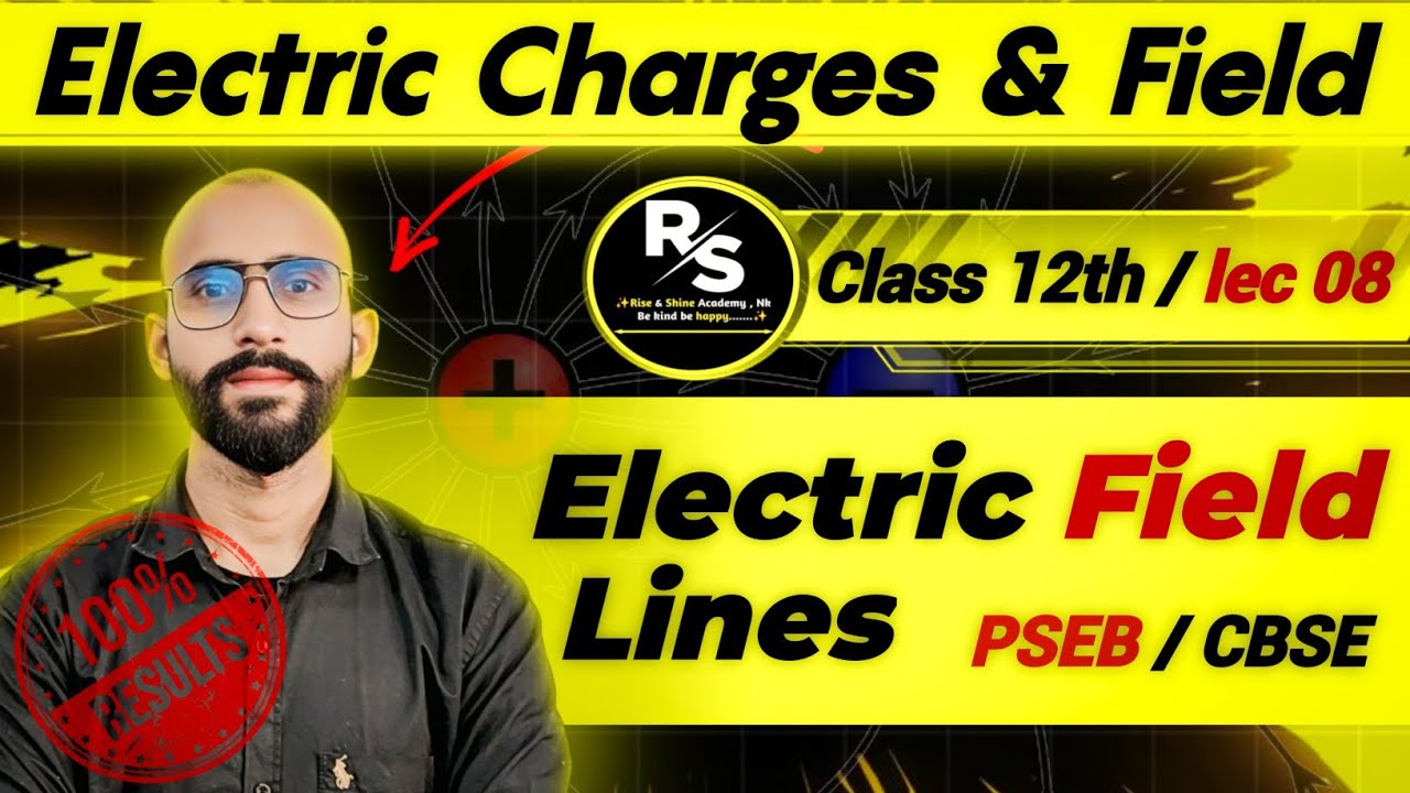 08 Electric Field Lines Class 12 | PSEB Physics Unit 1 | Full Explanation in Hindi