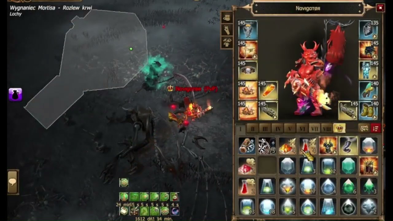 Drakensang Online Fastest Dwarf Mortis Kill x2 ( lightning and fire skilltree)