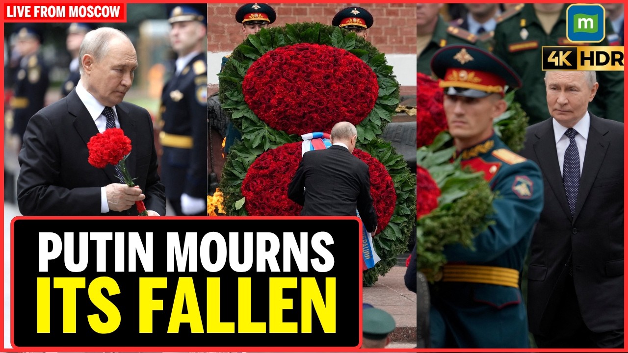 LIVE: PUTIN LAYS WREATH AT TOMB OF UNKNOWN SOLDIER | Kremlin Remembers 85th Great Patriotic War