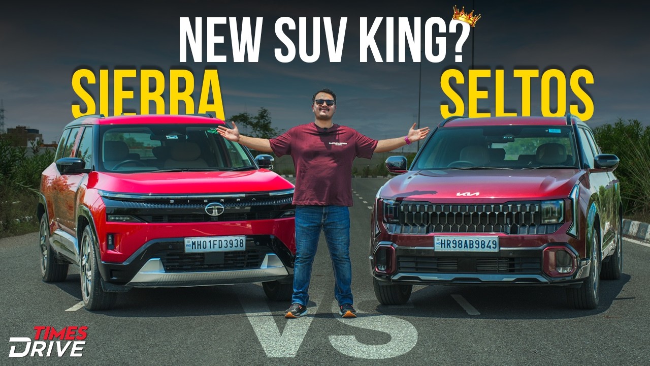 Tata Sierra vs Kia Seltos Review - In-Depth Look and Honest Opinion | Comparison Test | Times Drive