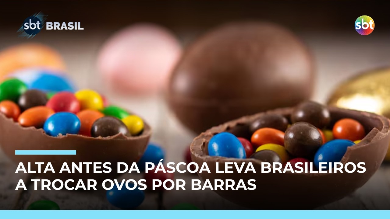 Preço do chocolate sobe 24,7% e consumidor busca alternativas para a Páscoa | #SBTBrasil
