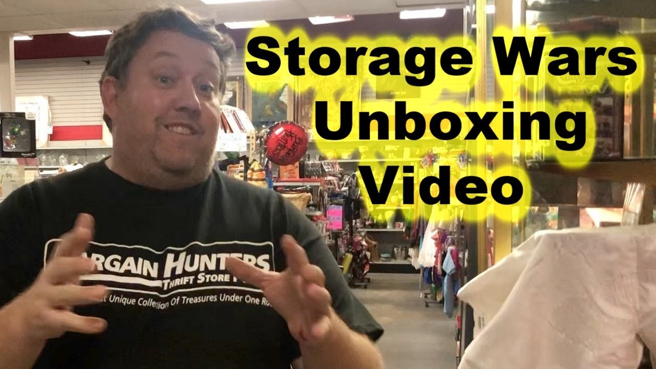 Storage Wars we are unboxing some items we bought at Auction at the Store   L@@K