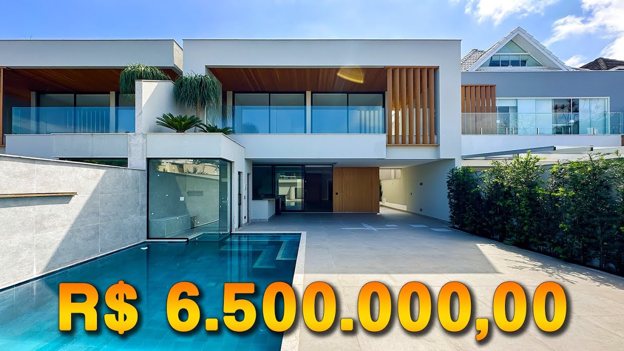 CASA CONTEMPORÂNEA PRIMEIRA LOCAÇÃO À VENDA NO CONDOMÍNIO BLUE HOUSES NA BARRA!! | MULLER IMÓVEIS RJ