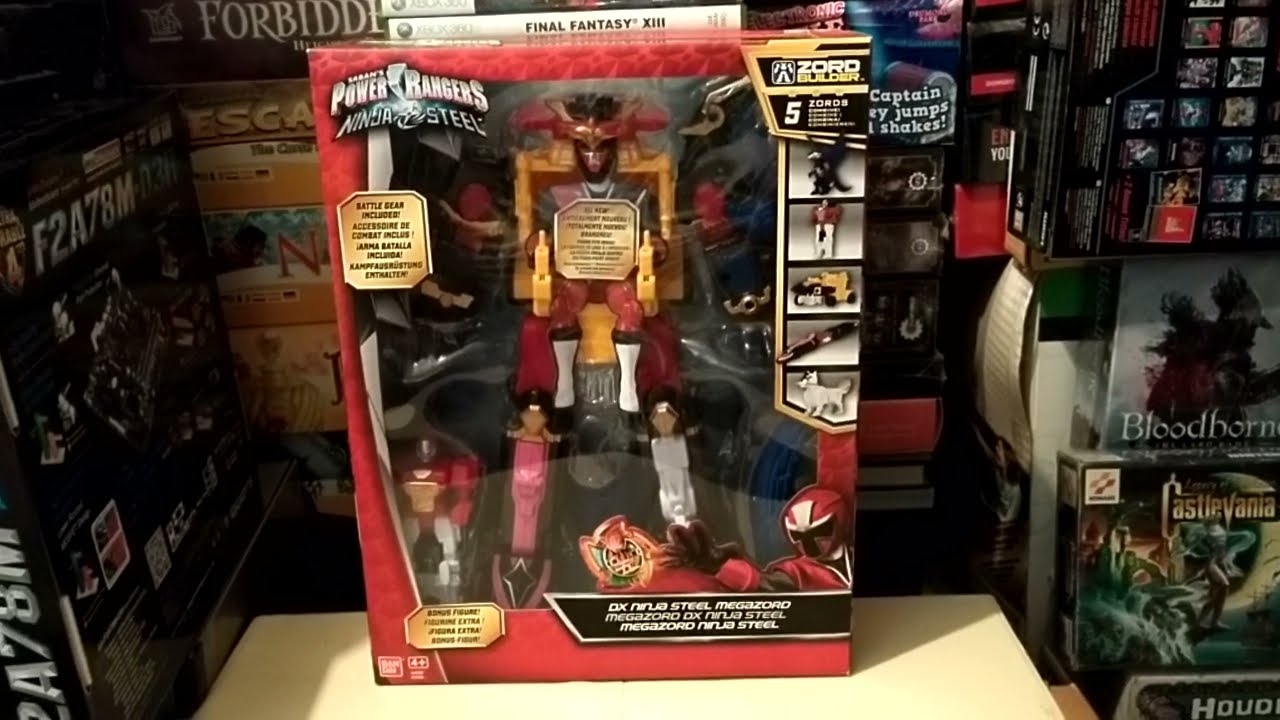 POWER RANGERS: NINJA STEEL DX NINJA STEEL MEGAZORD Boxed Sealed Figure New 18.02.24