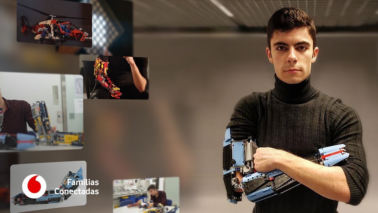 Hand Solo, el joven que fabrica sus propias pr&oacute;tesis con piezas de Lego  #FamiliasConectadas