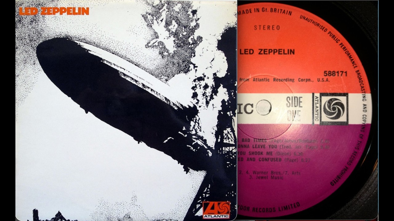 Led Zeppelin - 1st UK press - Debut Album - side 1