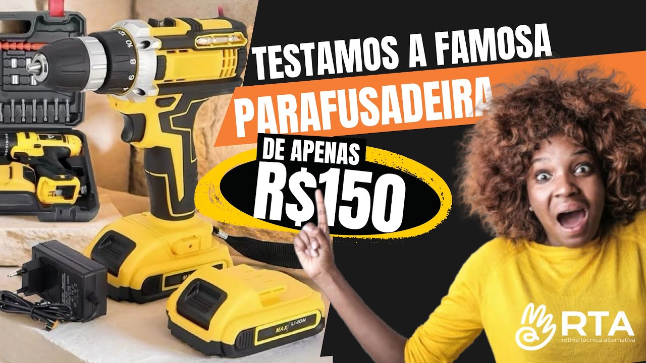 Parafusadeira 48V a Genérica de 150 Reais é Boa ? Testamos na Prática