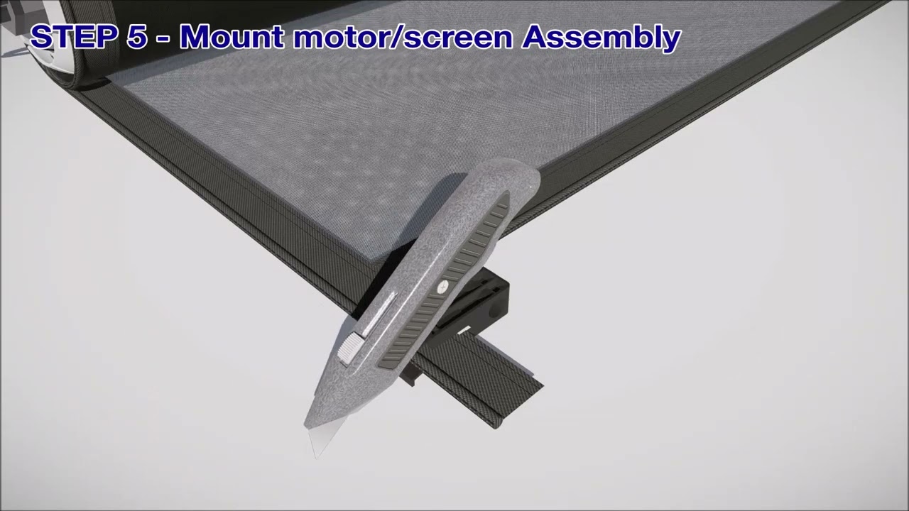 step-by-step installation of Magnatrack Dual Recessed Screens