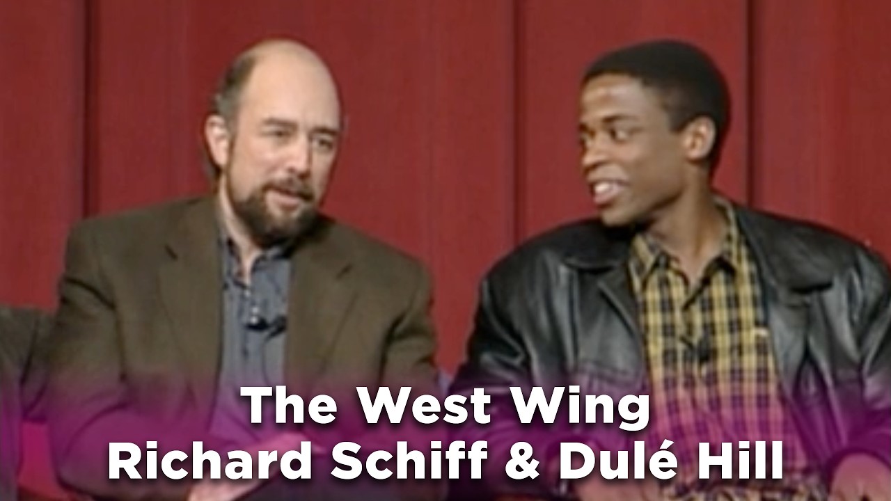 The West Wing - Dule Hill and Richard Schiff