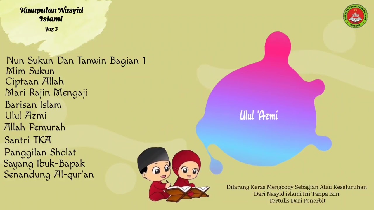 Kumpulan Nasyid Islami Untuk Juz 3 (Ra Mambaul Ulum Bata-Bata) #nasyidislamiramuba