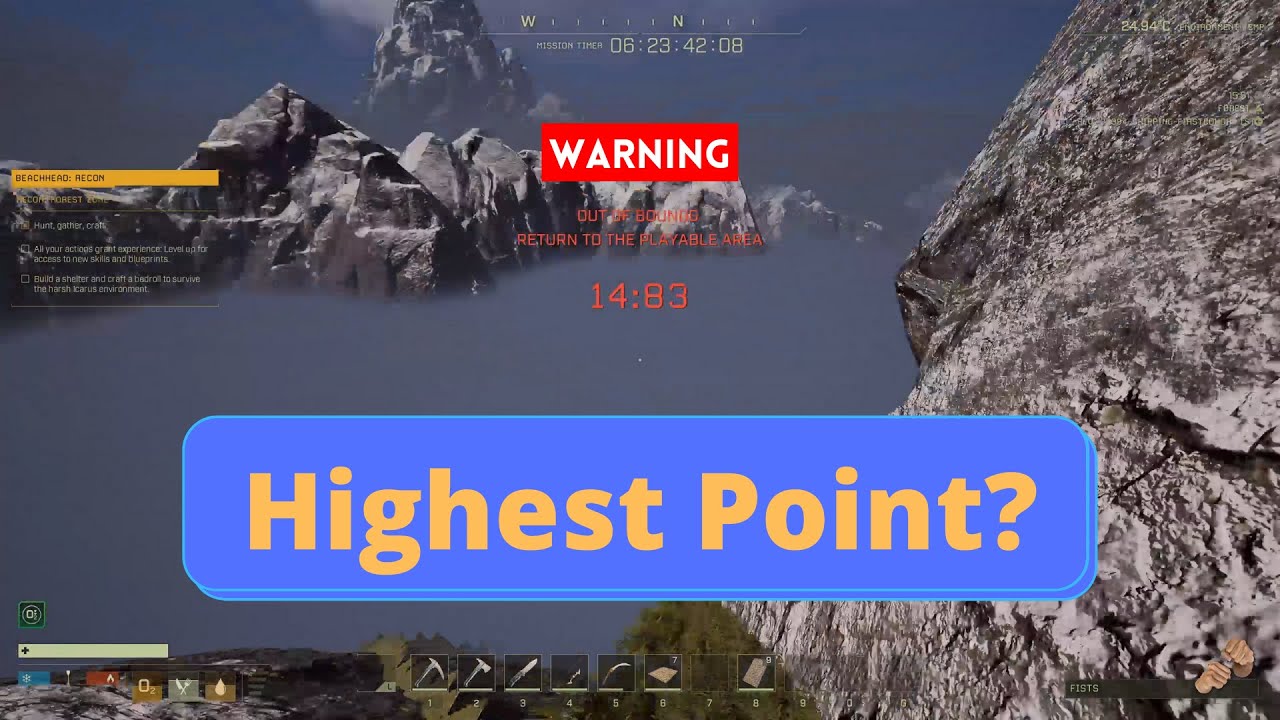Icarus World Limit? | Cant Build Here