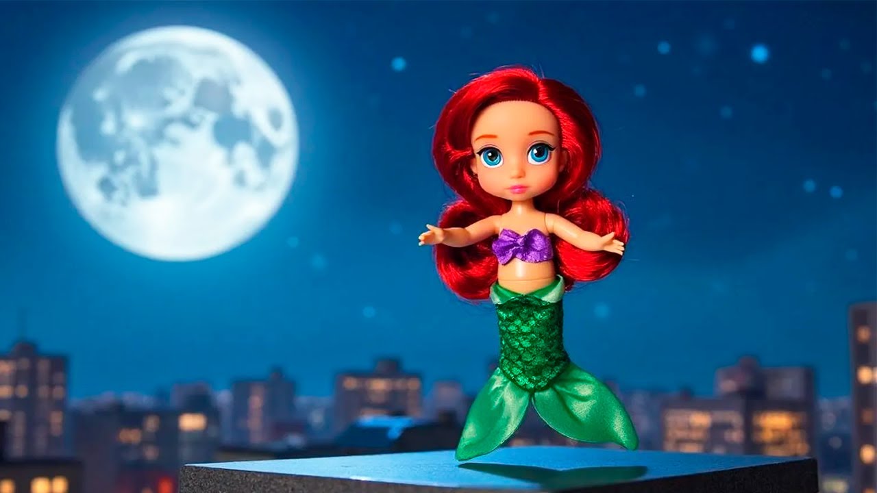 🌜💤 Ariel es sonámbula y hace cosas extrañas | Princesas de Disney