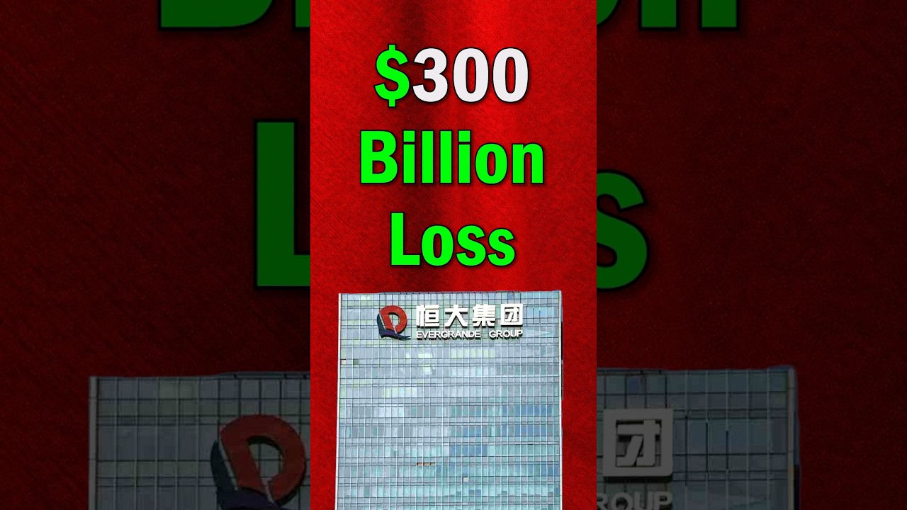 Evergrande Crisis Explained in 45 Seconds #evergrande #evergrandecrisis