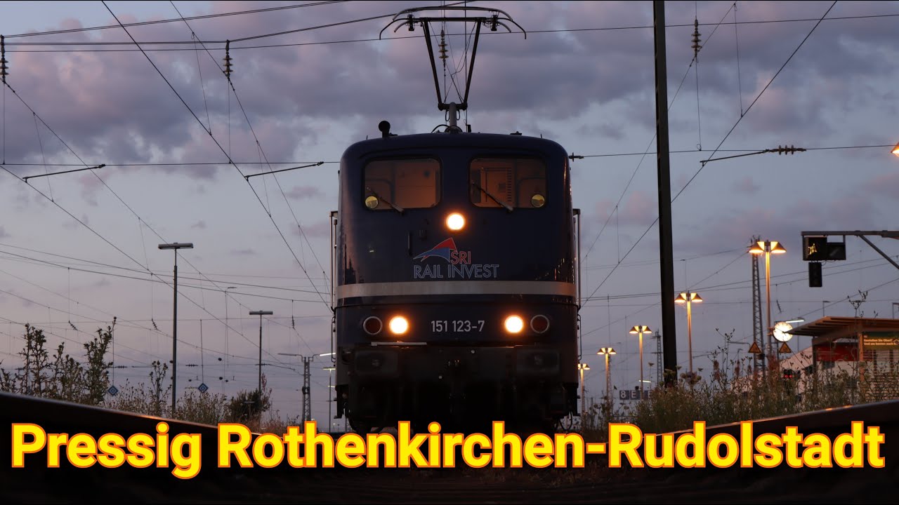 F&uuml;hrerstandsmitfahrt von Pressig-Rothenkirchen nach Rudolstadt mit der Baureihe 151 im Frankenwald