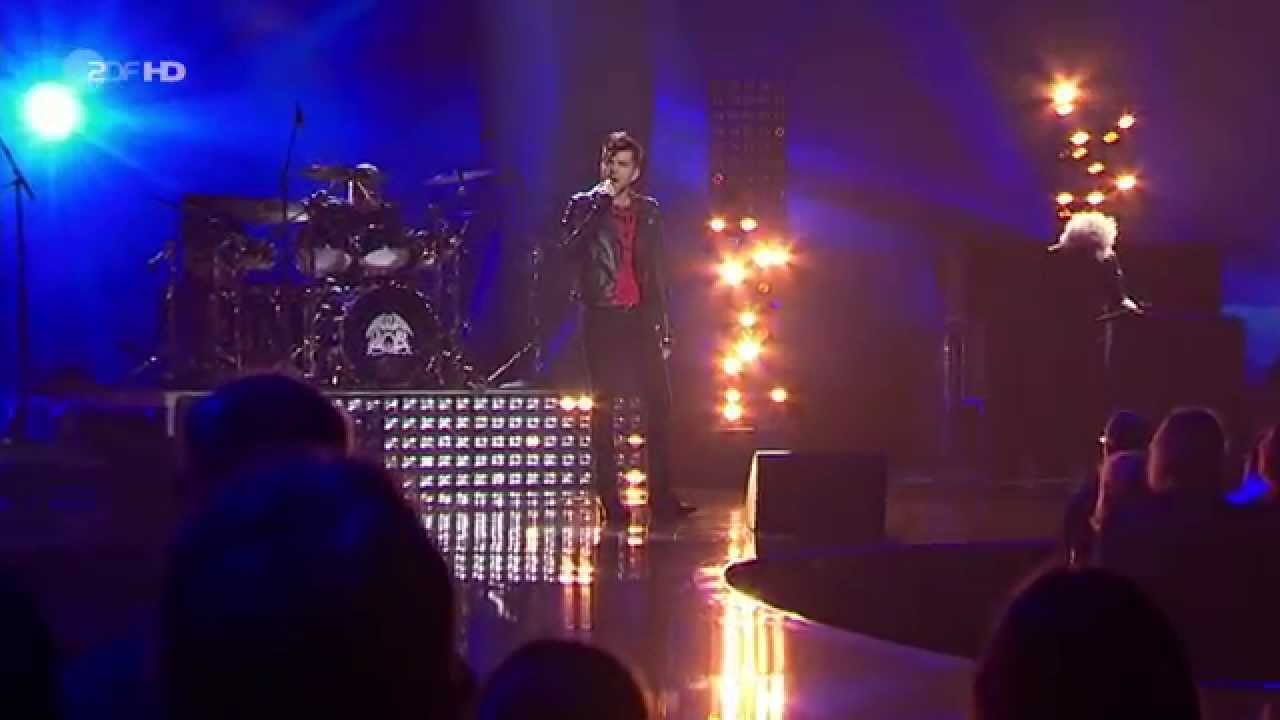 720 HD: Queen + Adam Lambert - Who Wants to Live Forever - Die Helene Fischer Show (2014-12-25)