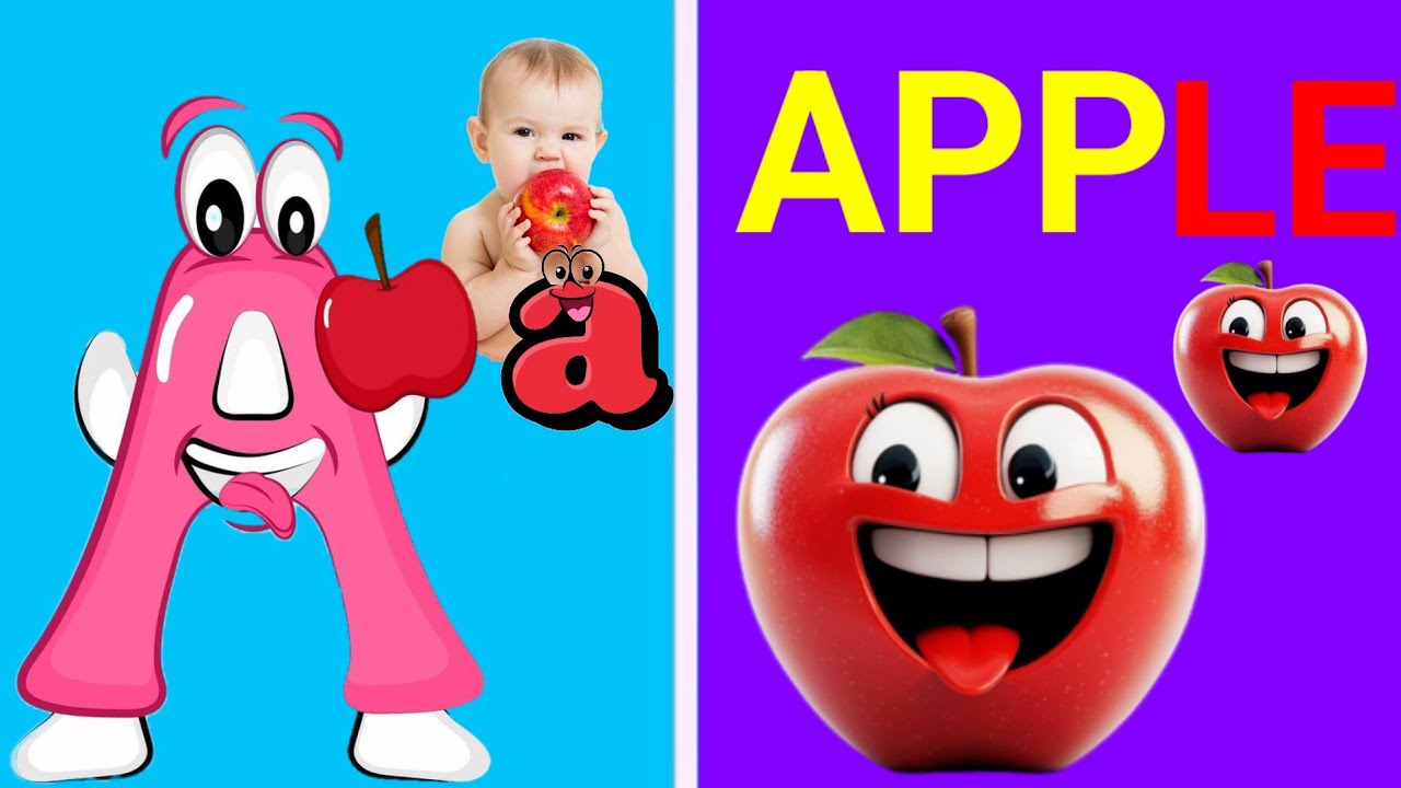 Alphabet Phonics Song  - A is for Apple A is for Ant
