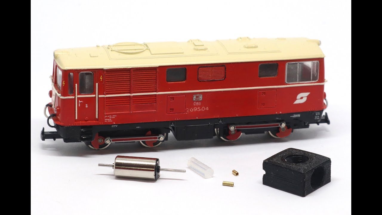 Liliput &Ouml;BB 2095 with Tramfabriek coreless motor upgrade kit